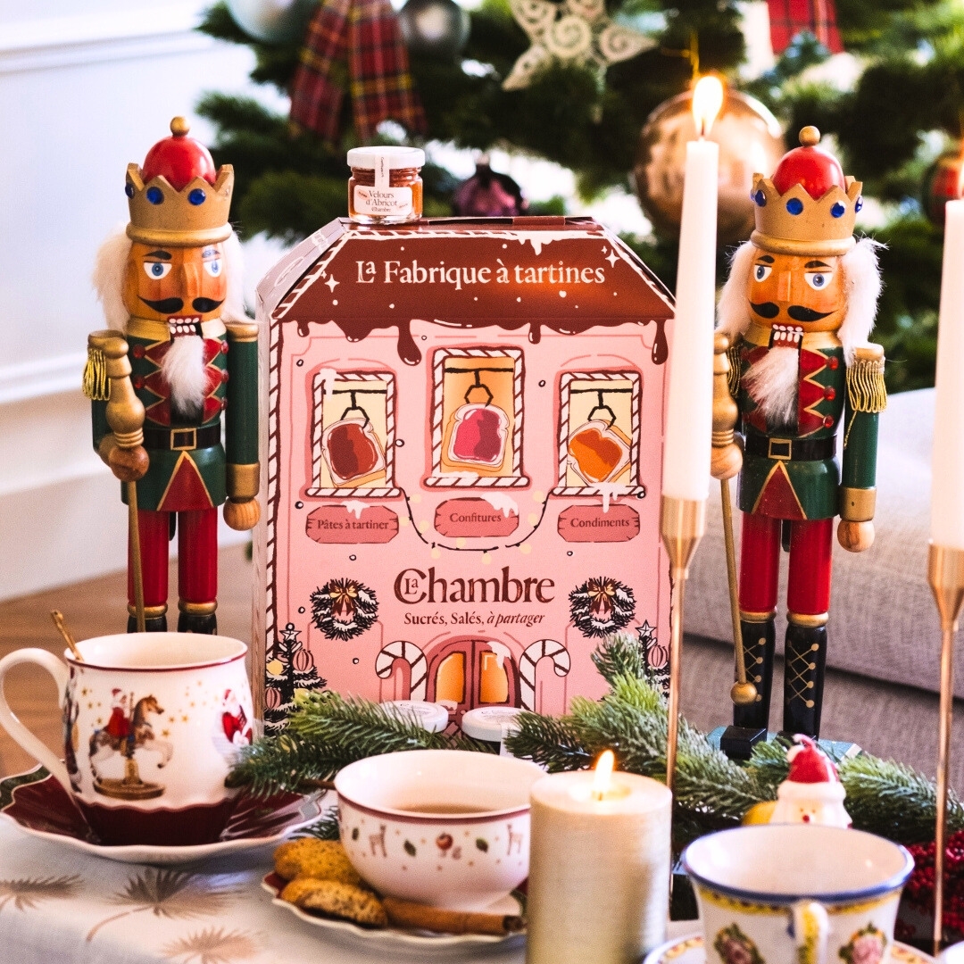 Le nouveau calendrier de l'avent La Chambre nommé "Fabrique à Tartines" aux confitures et tartinables propose 24 jours de gourmandises