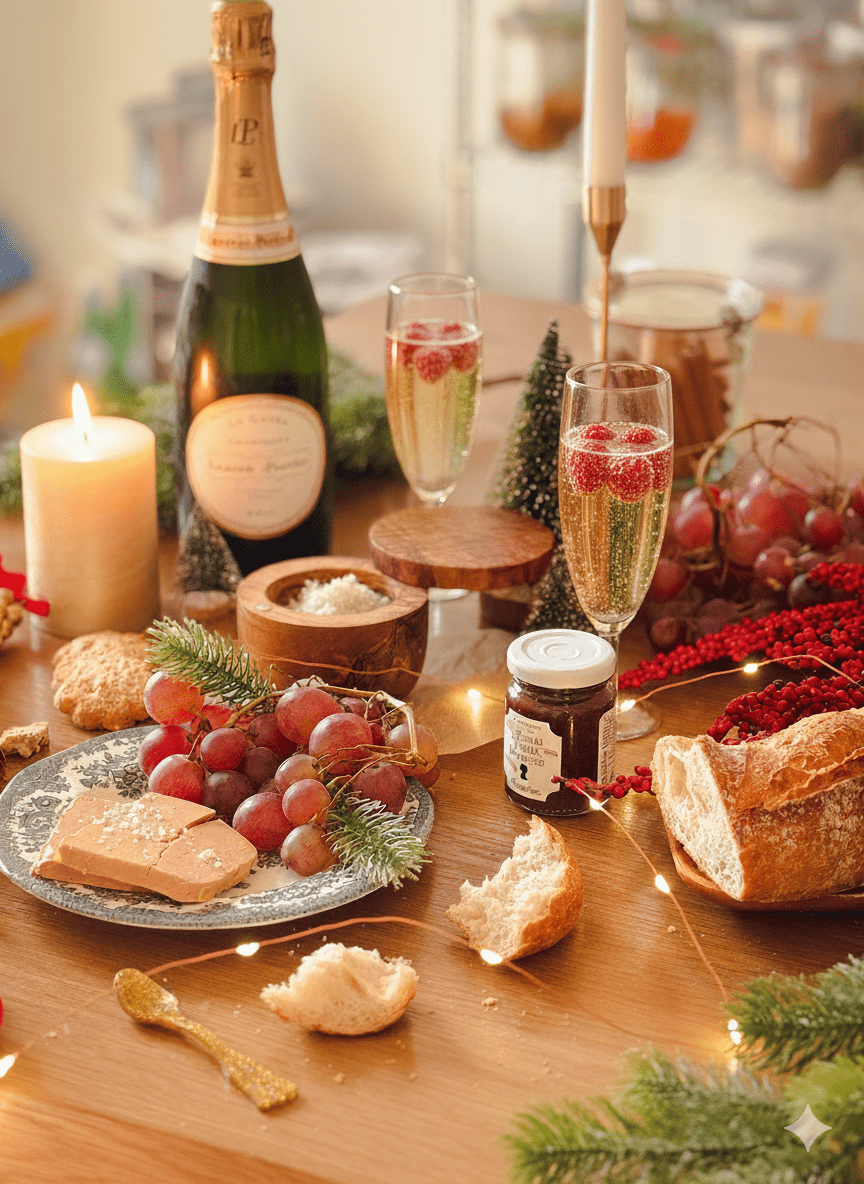 La boite à offrir de 6 pots de 50g de confiture de noël artisanales sélectionnées par La Chambre